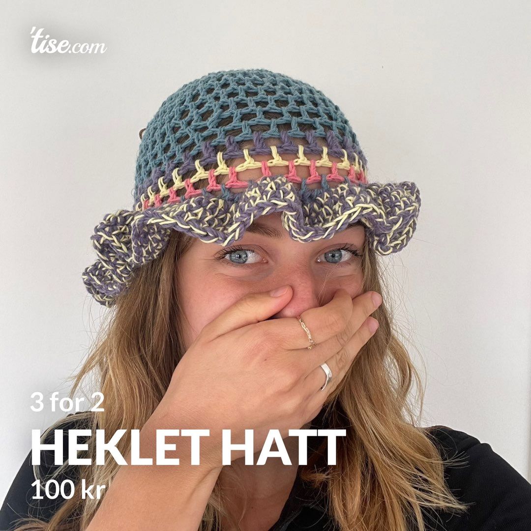 Heklet hatt