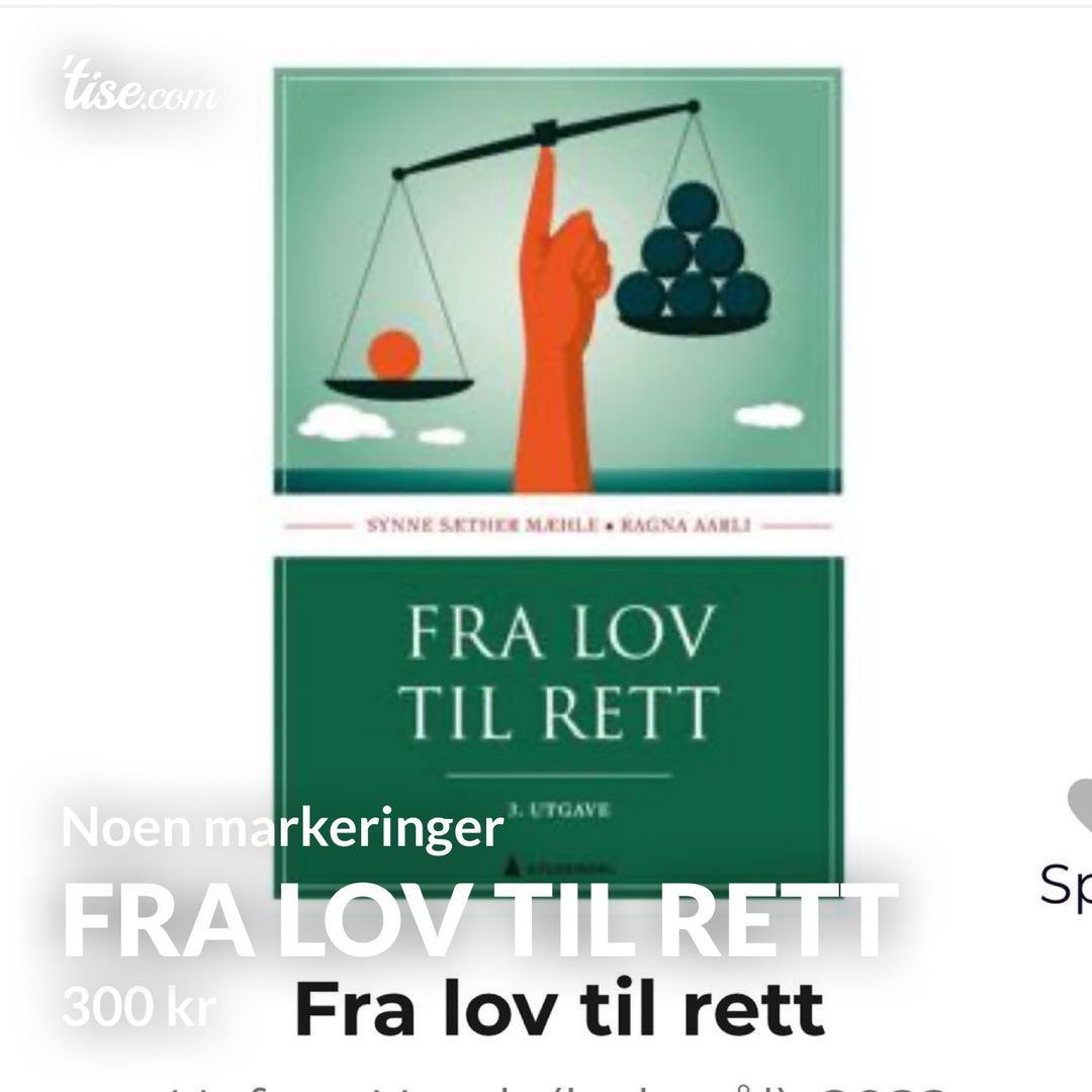 Fra lov til rett