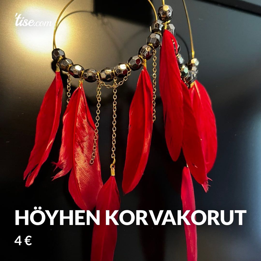 Höyhen korvakorut