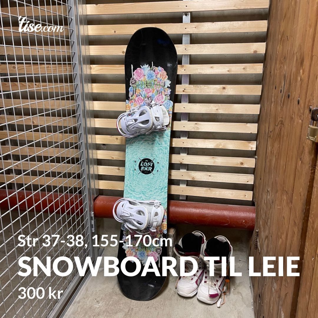 Snowboard til leie