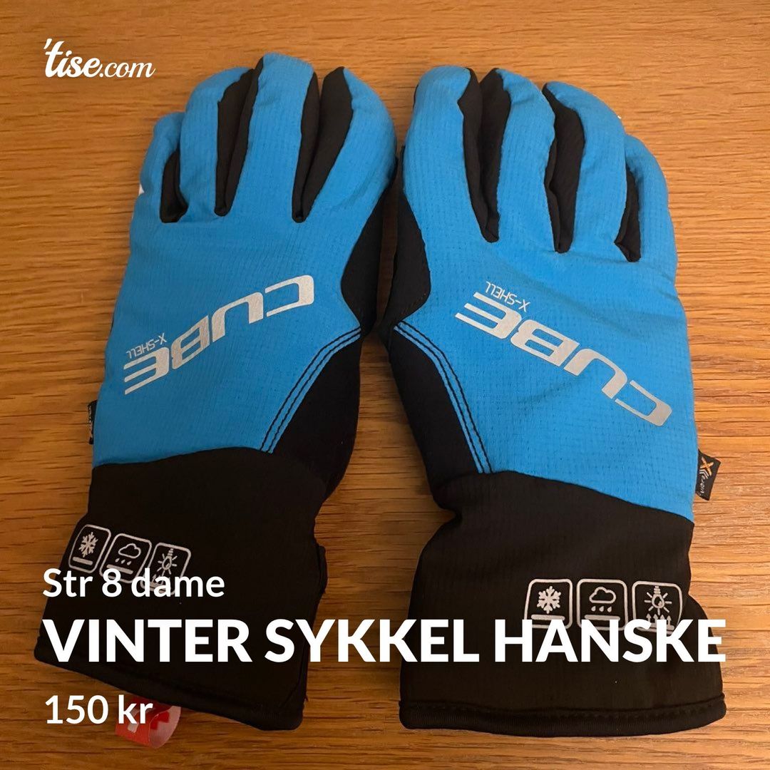 Vinter sykkel hanske