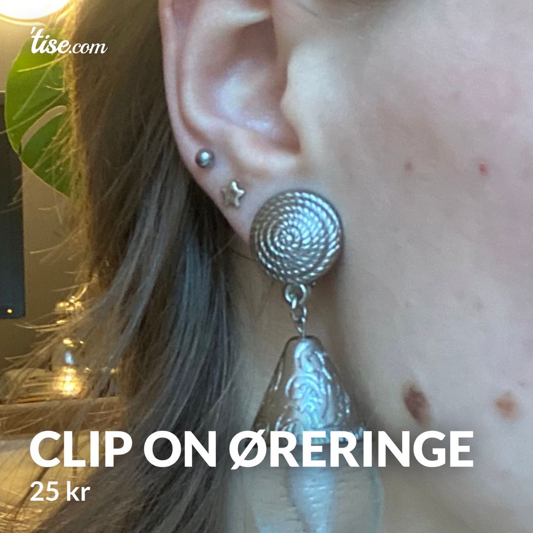 Clip on øreringe