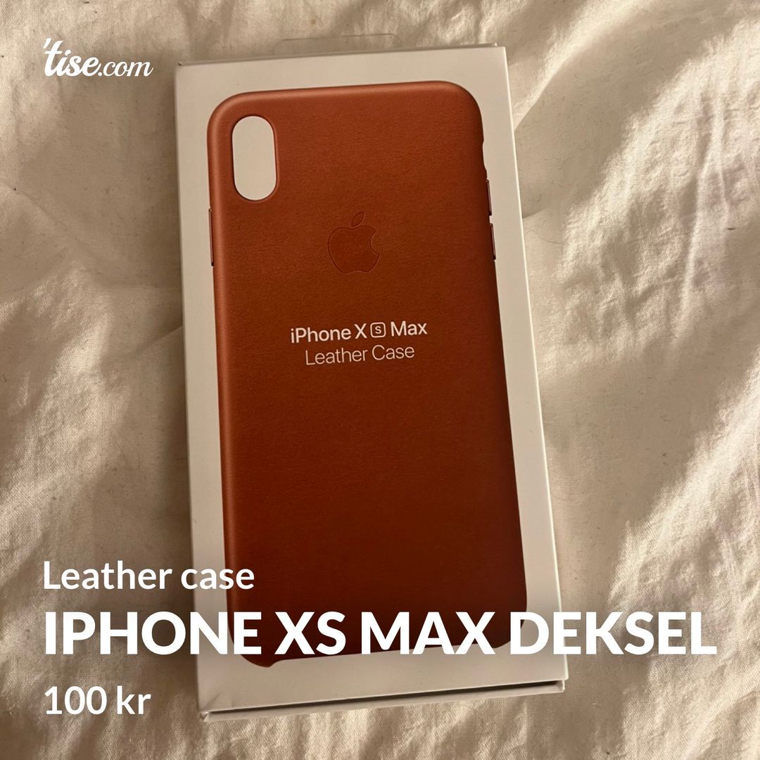 Iphone xs max deksel