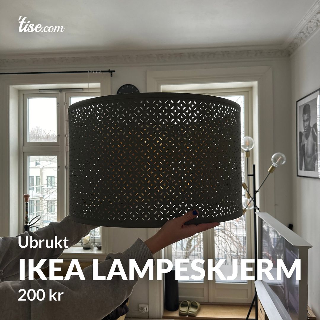Ikea lampeskjerm