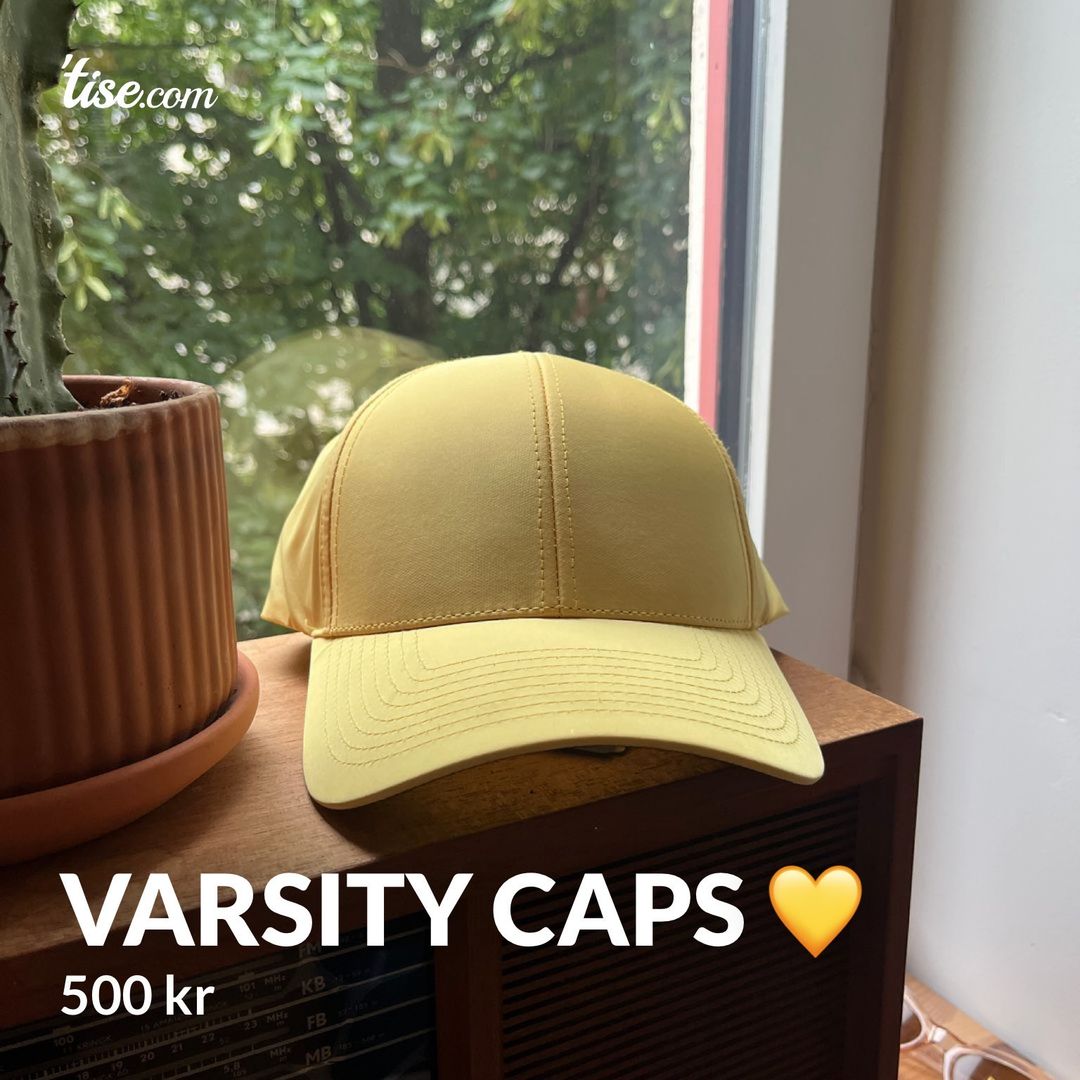 Varsity caps 💛