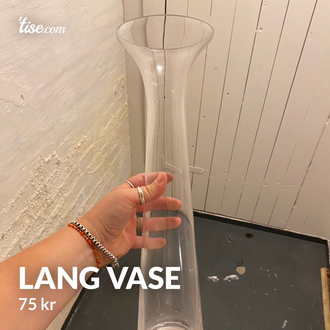 Lang vase