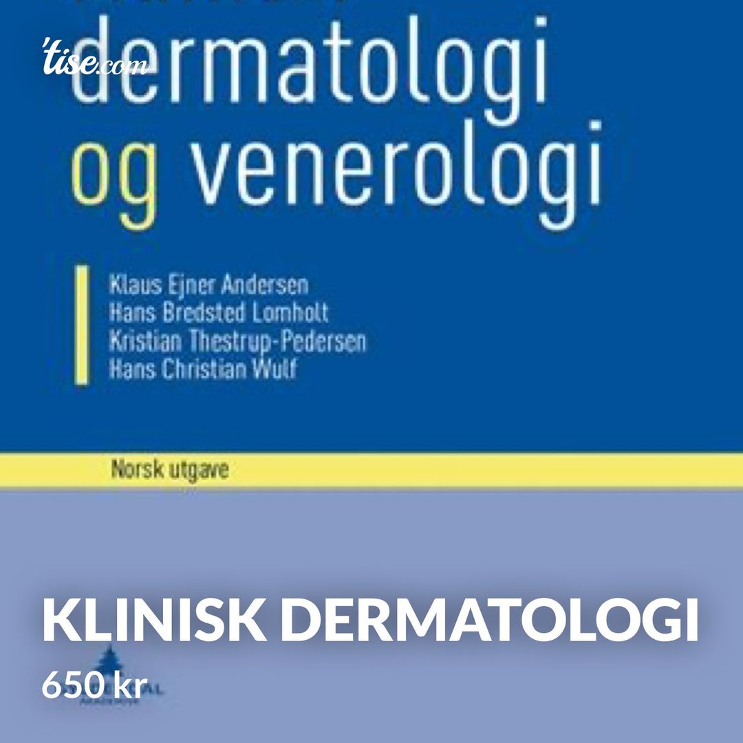 Klinisk dermatologi