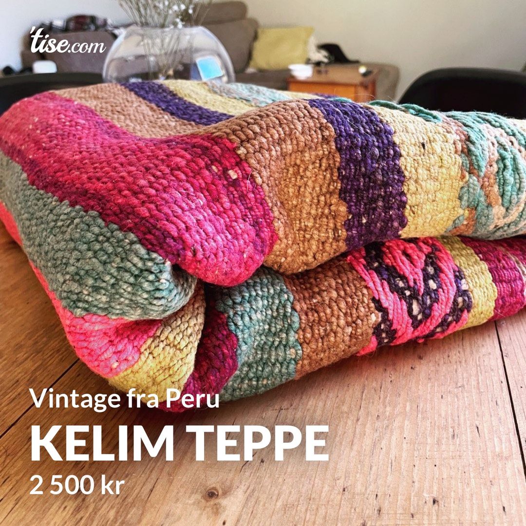 Kelim teppe