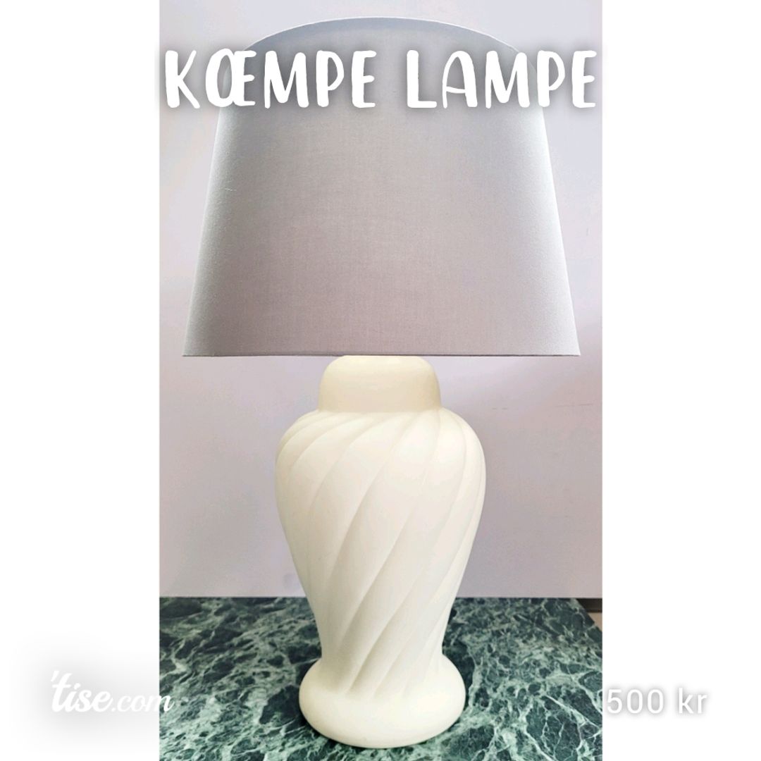 Kæmpe Lampe