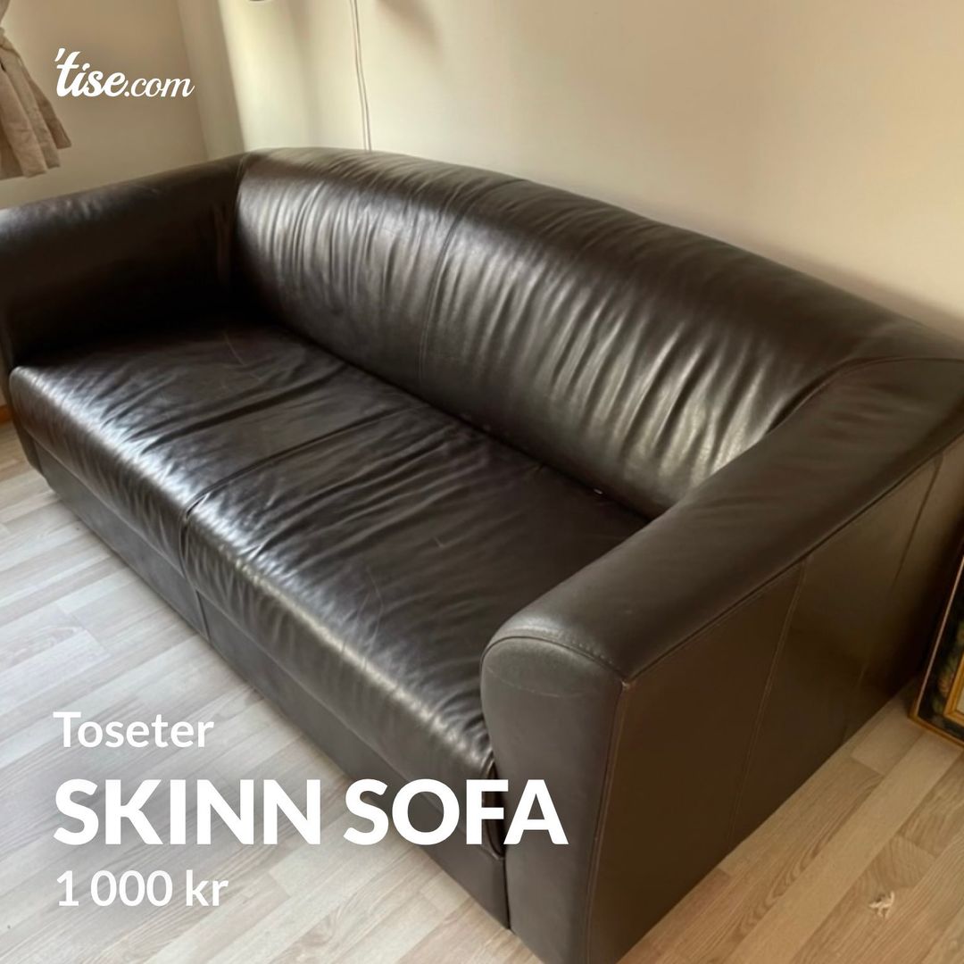 Skinn sofa