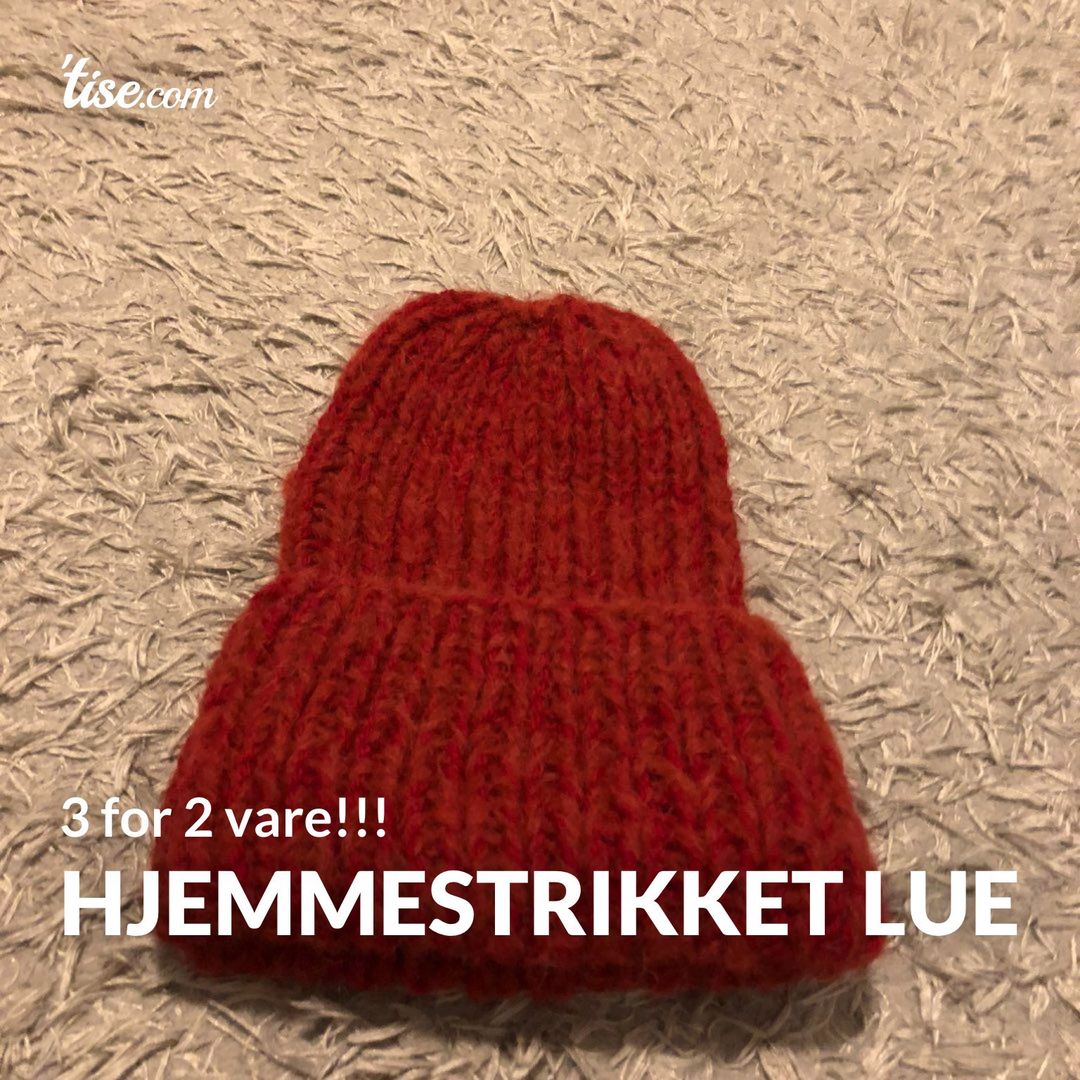 Hjemmestrikket lue