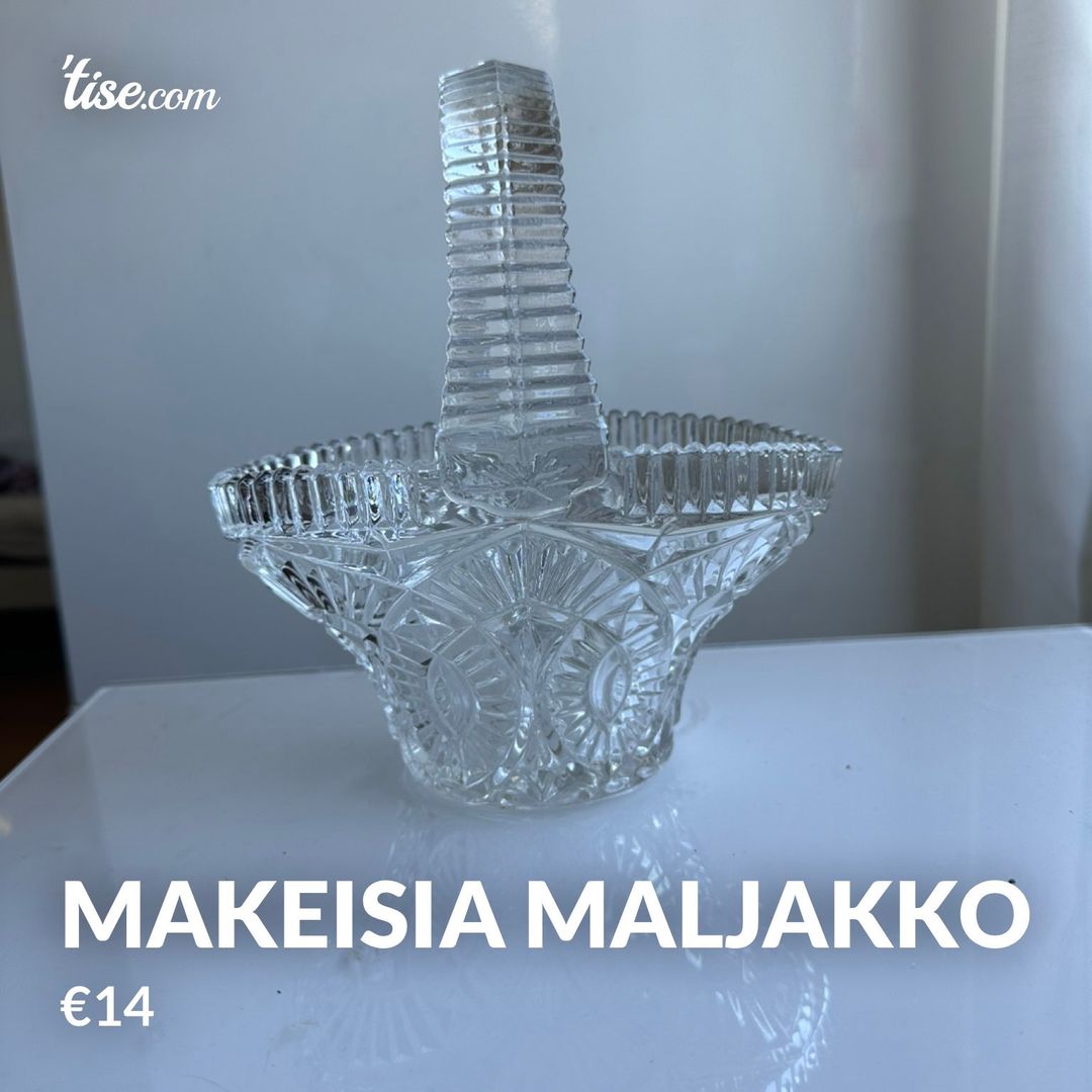 Makeisia maljakko