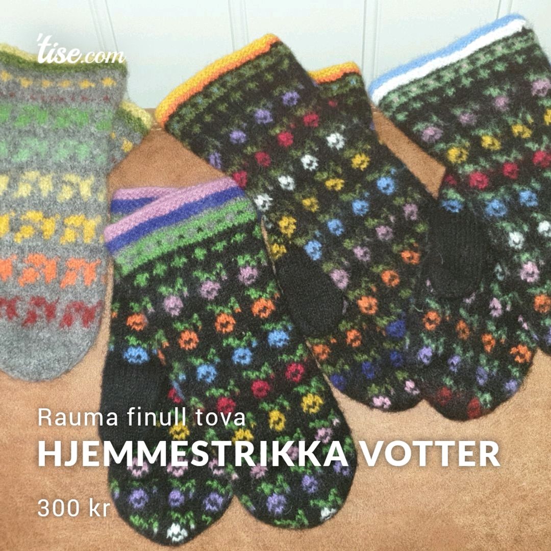 Hjemmestrikka votter