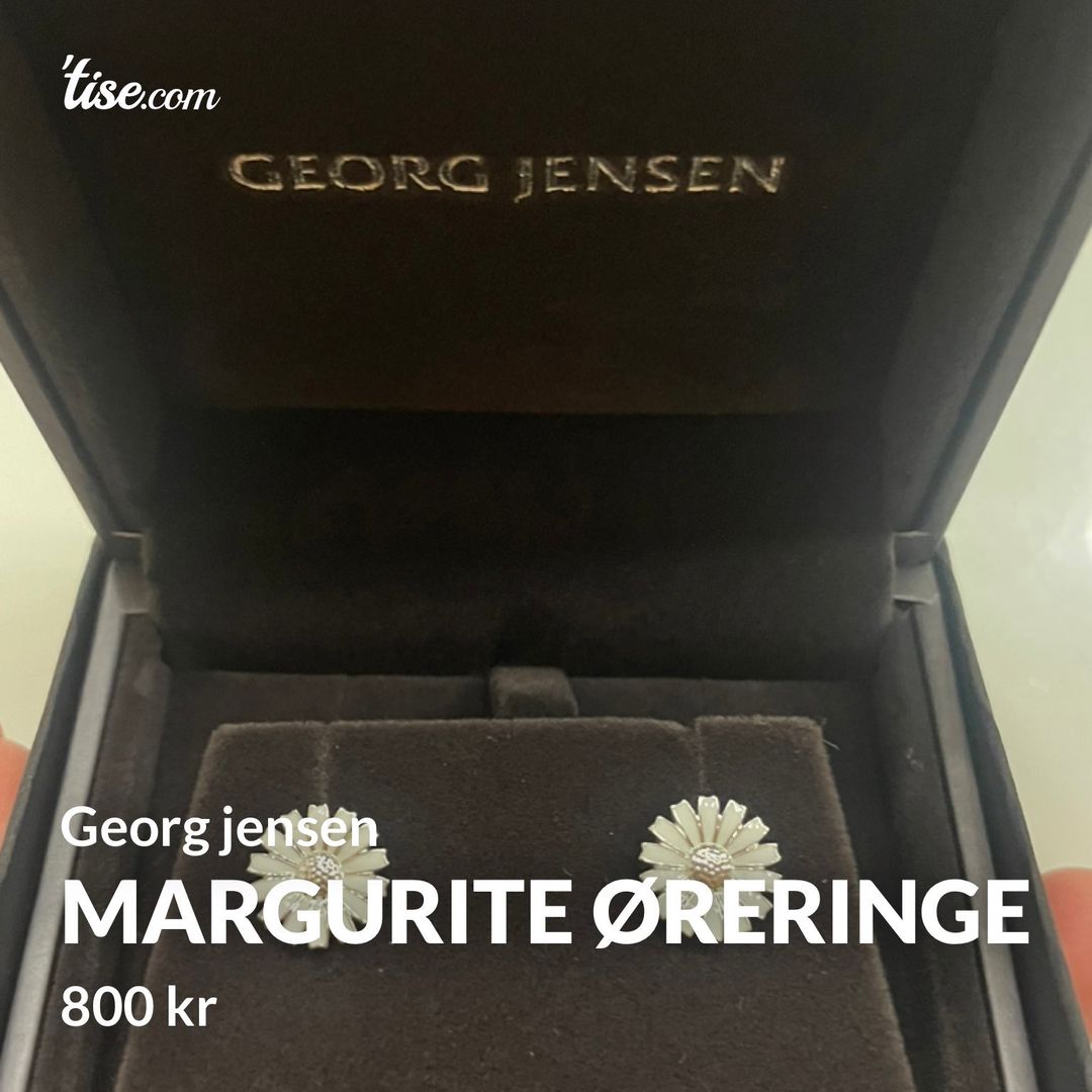 Margurite øreringe