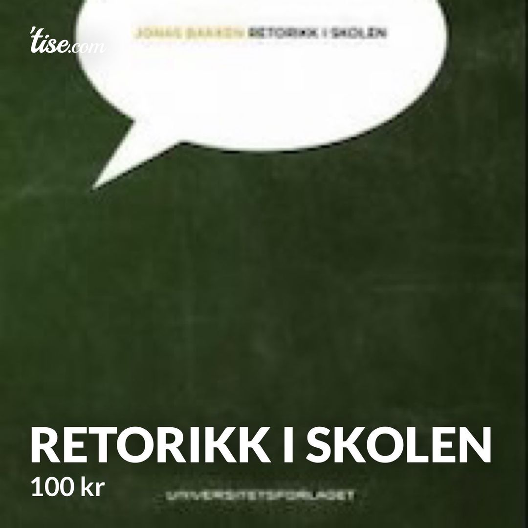 Retorikk i skolen