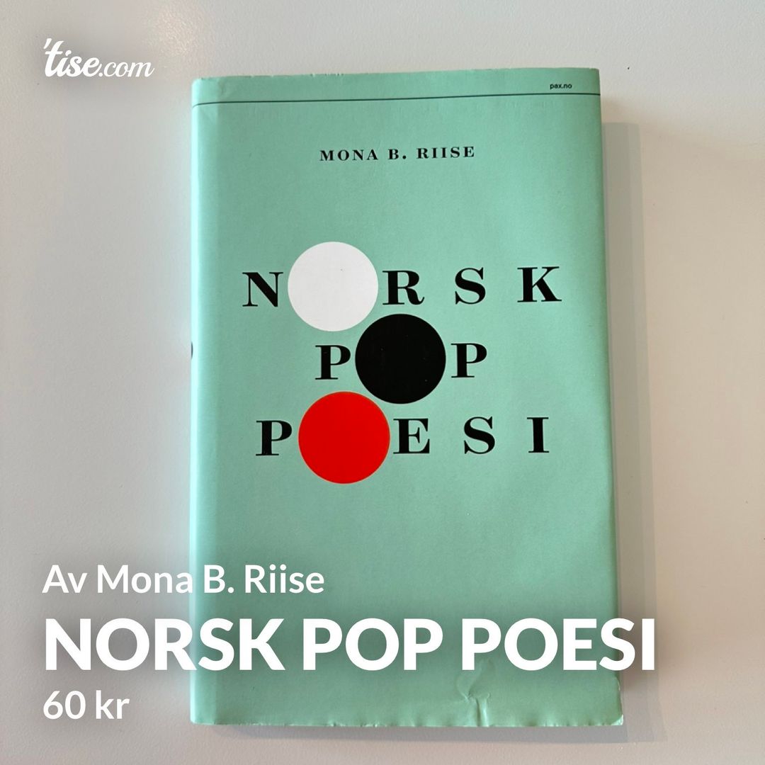 Norsk pop poesi