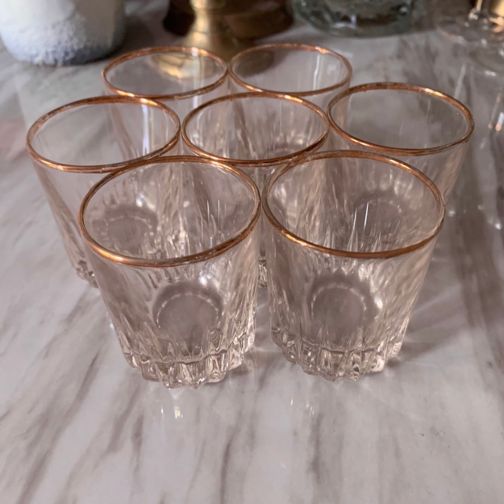 7 vintage shotglass