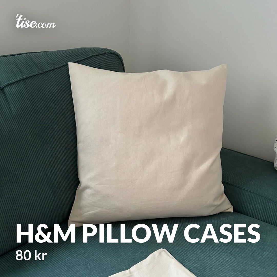 HM pillow cases