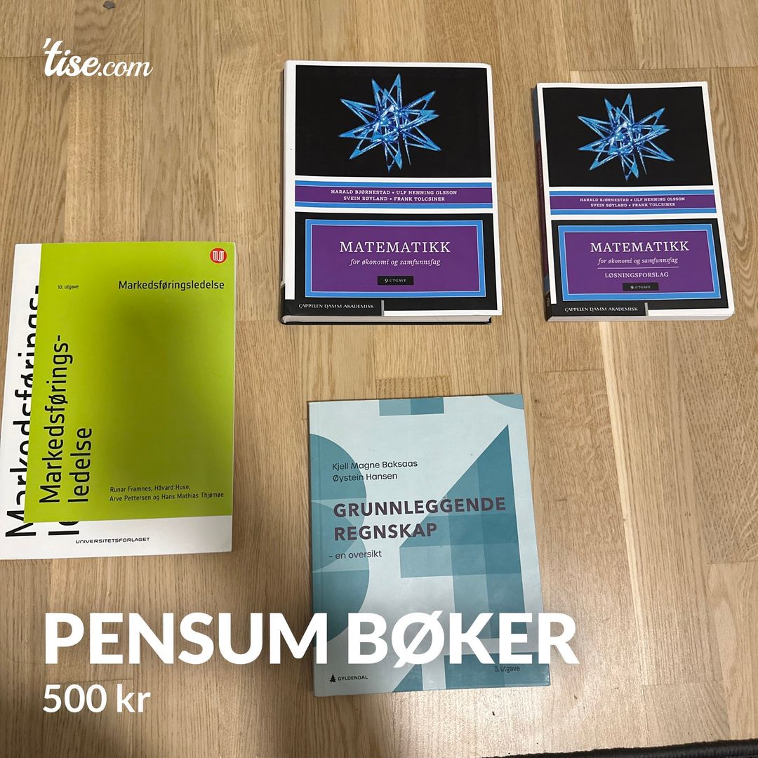 Pensum bøker