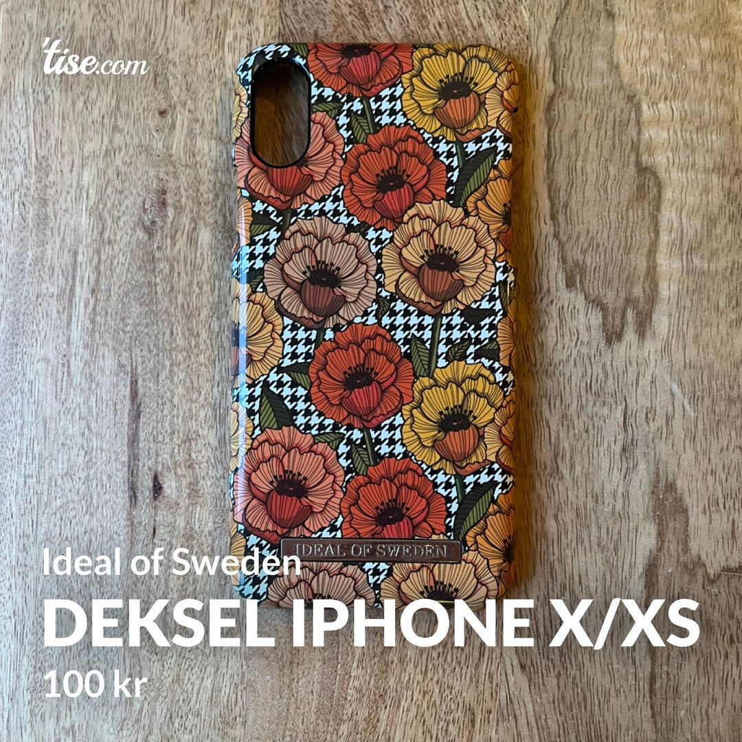 Deksel iphone X/XS