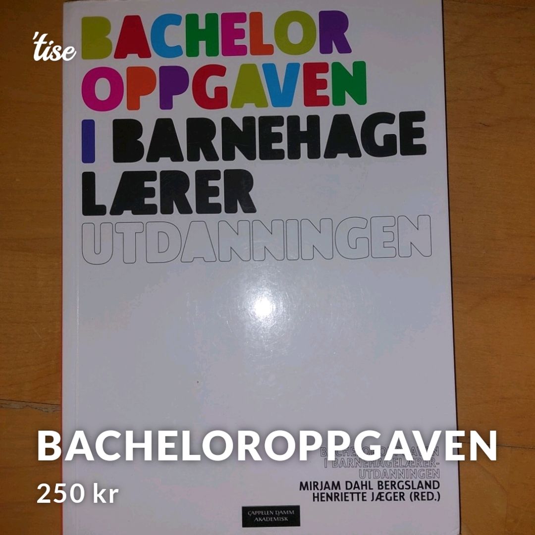 Bacheloroppgaven