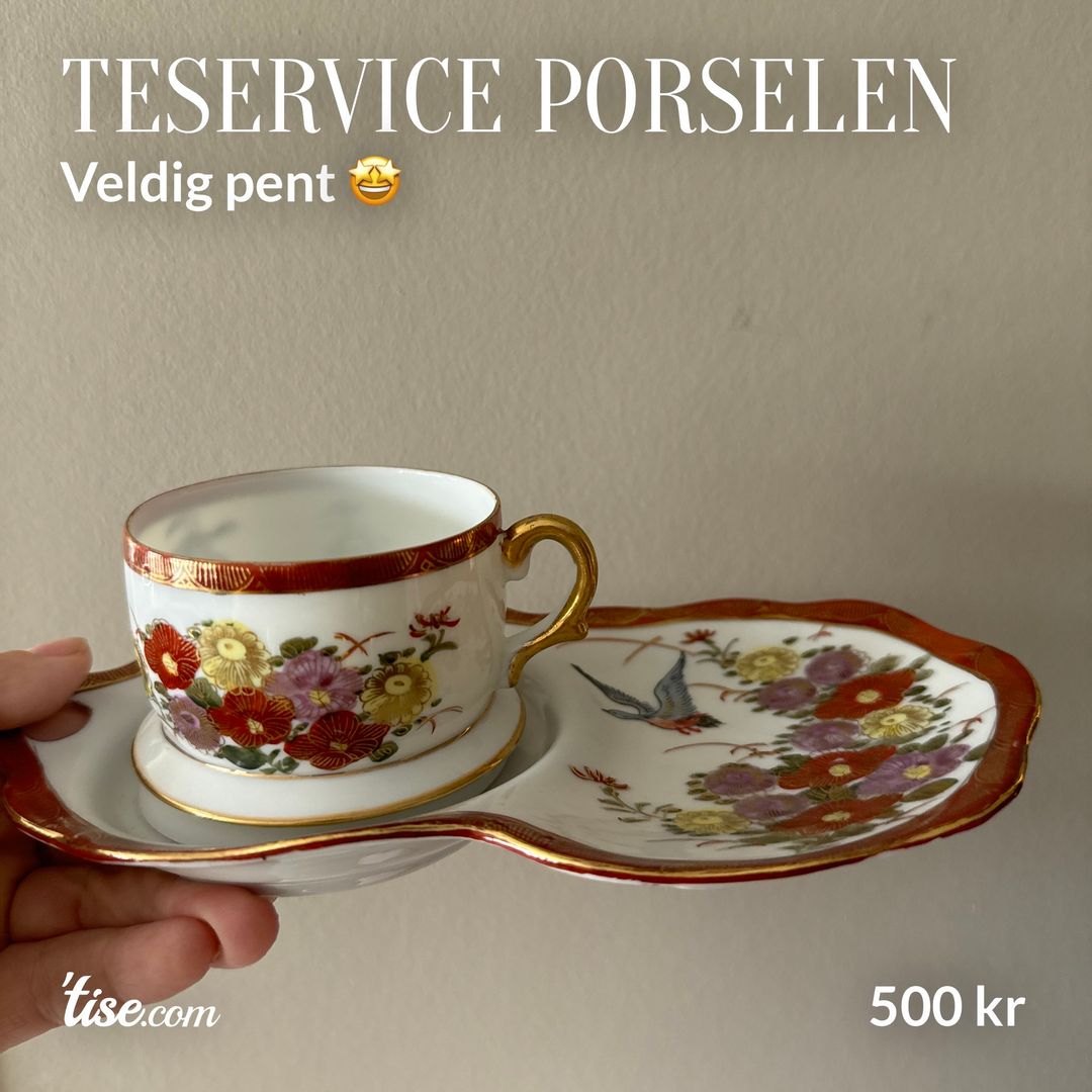 Teservice porselen