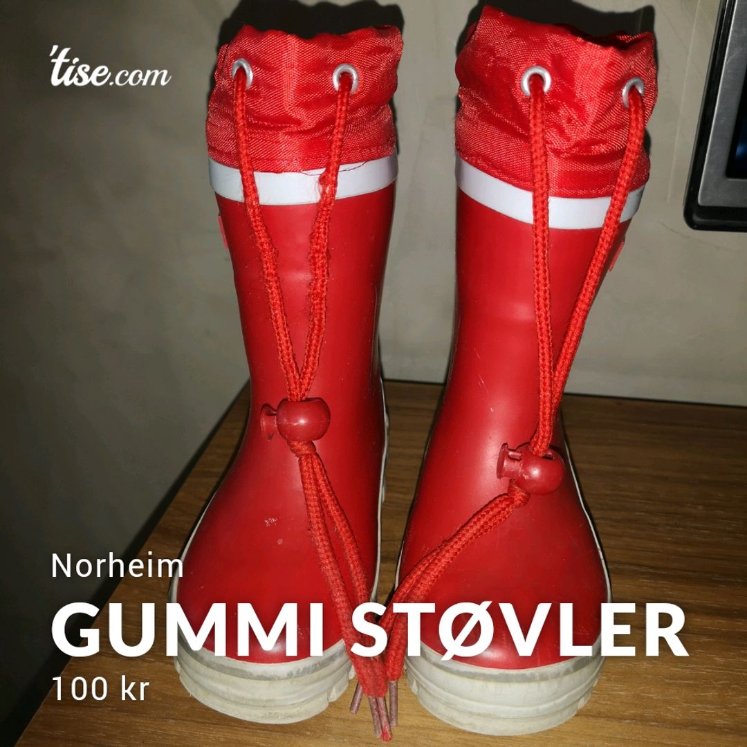 Gummi støvler