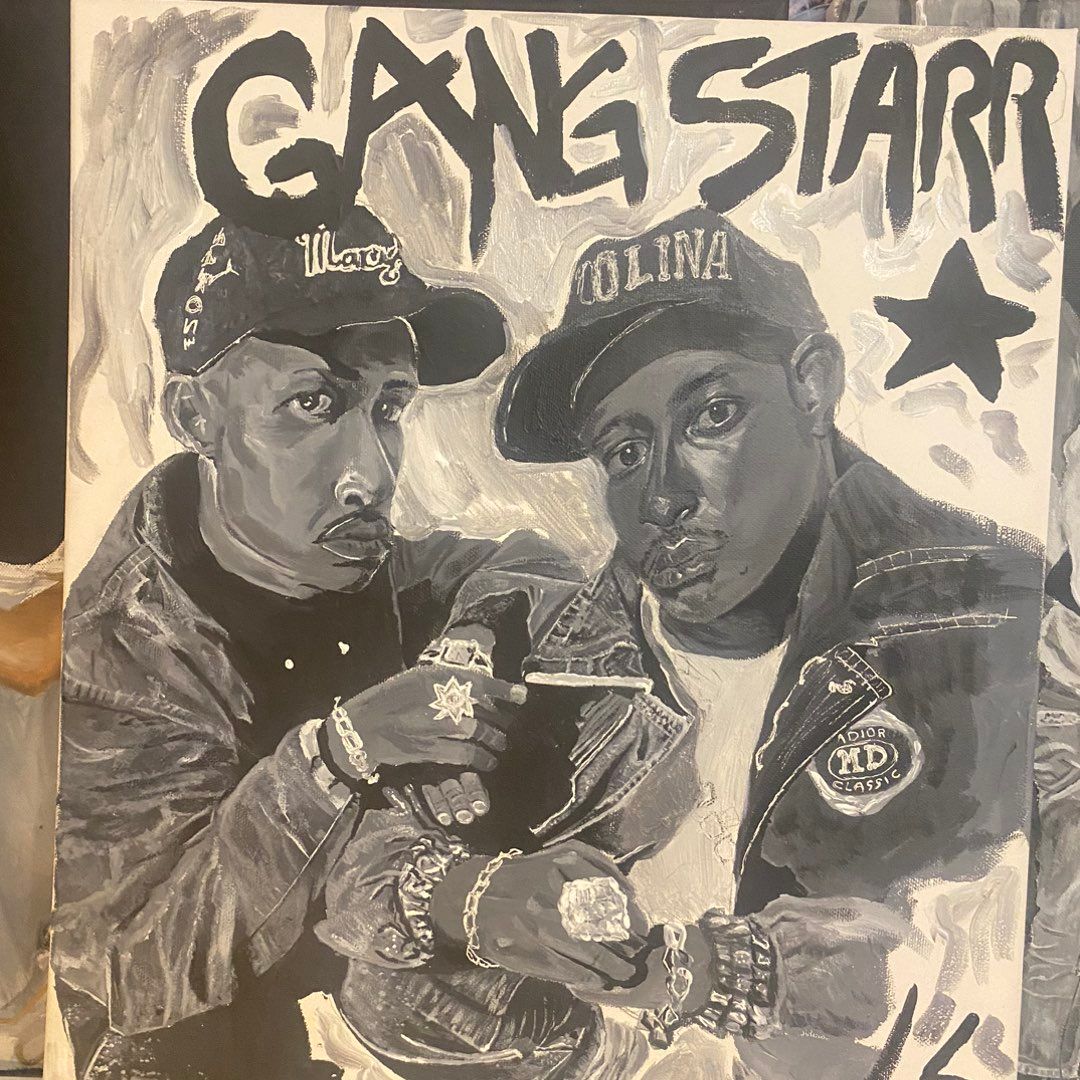 Gang Starr målning