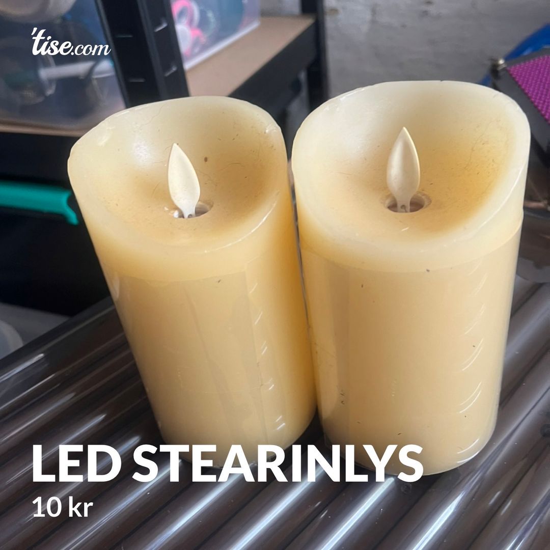 LED stearinlys