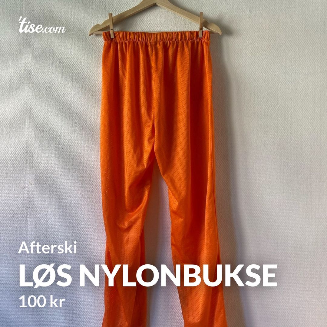 Løs nylonbukse