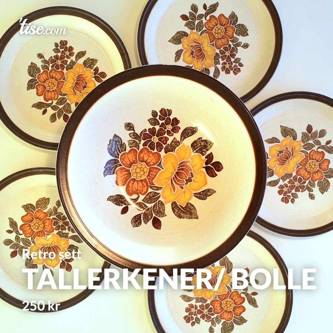 Tallerkener/ Bolle