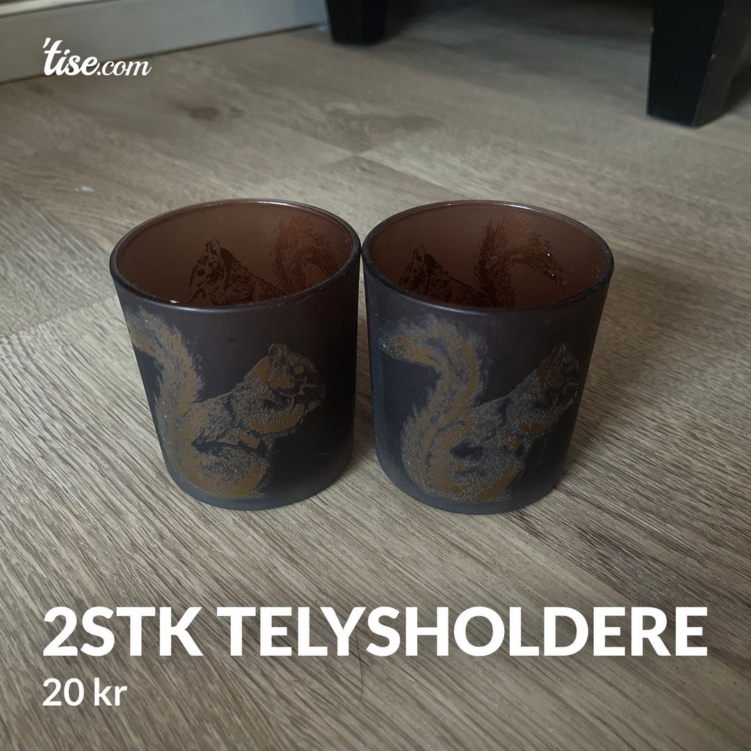 2stk telysholdere