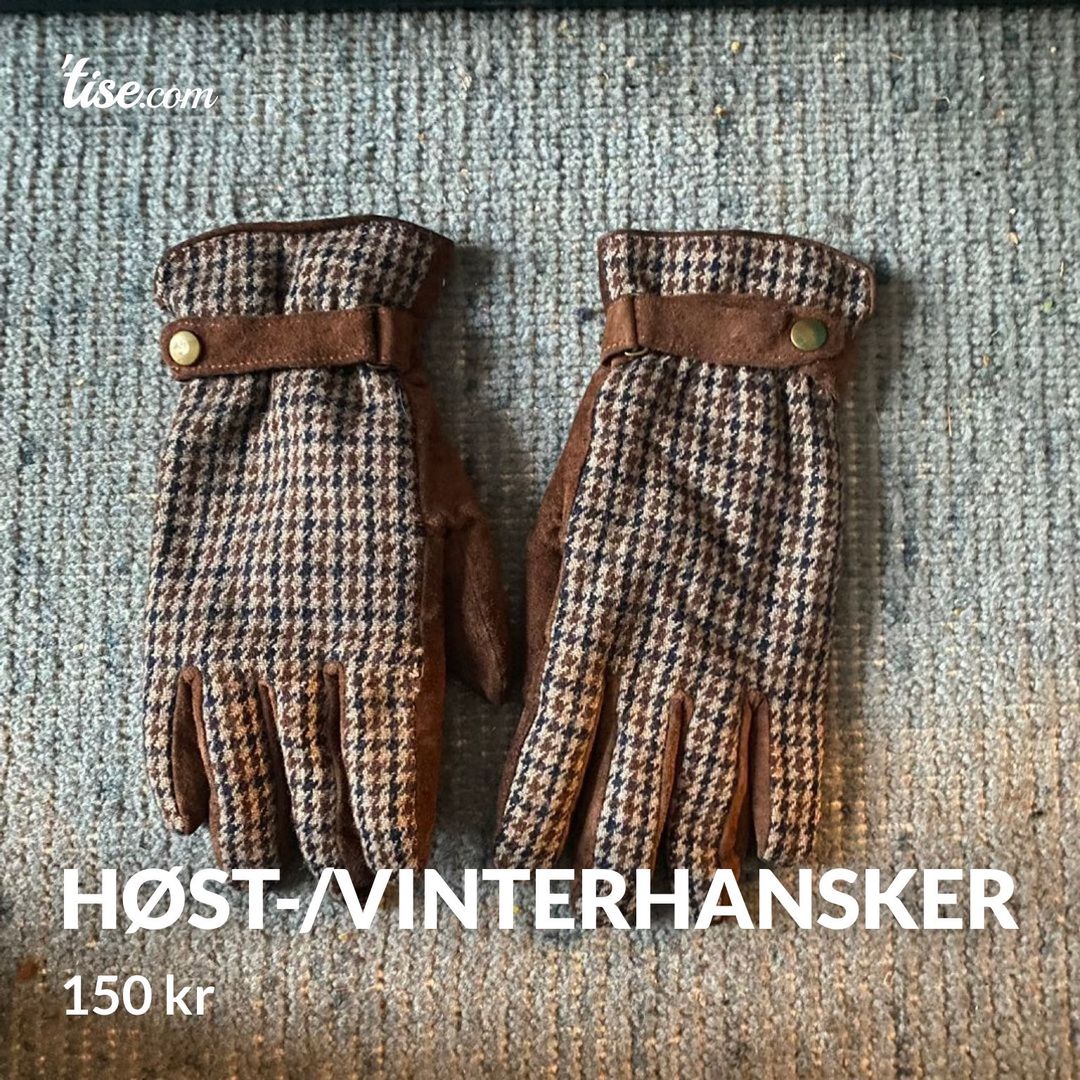 Høst-/vinterhansker