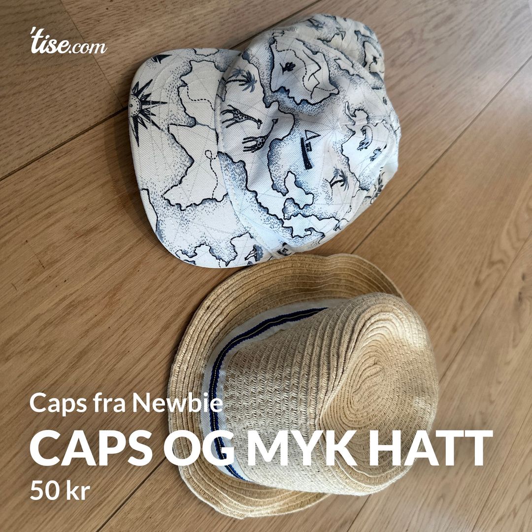 Caps og myk hatt