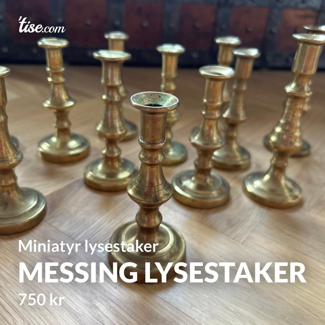 Messing lysestaker