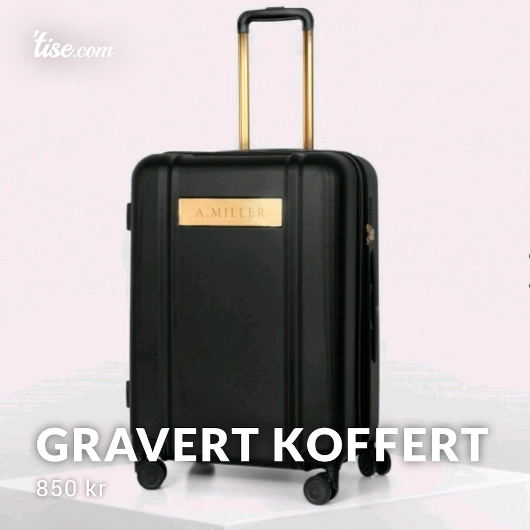 Gravert Koffert