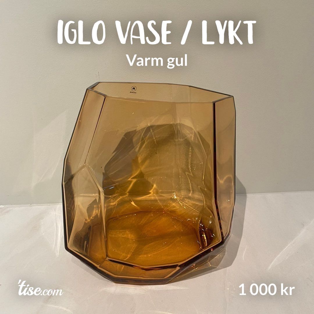 Iglo vase / lykt