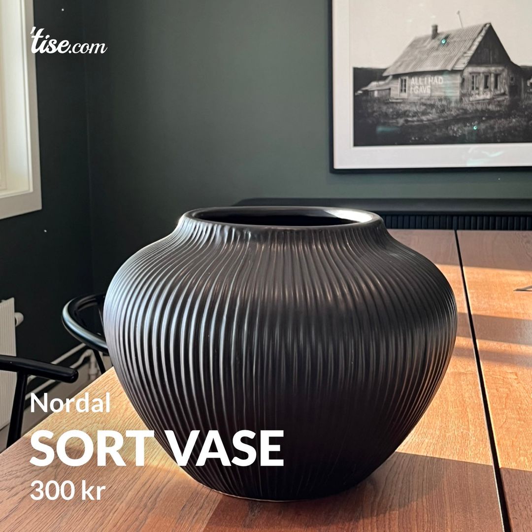 Sort vase