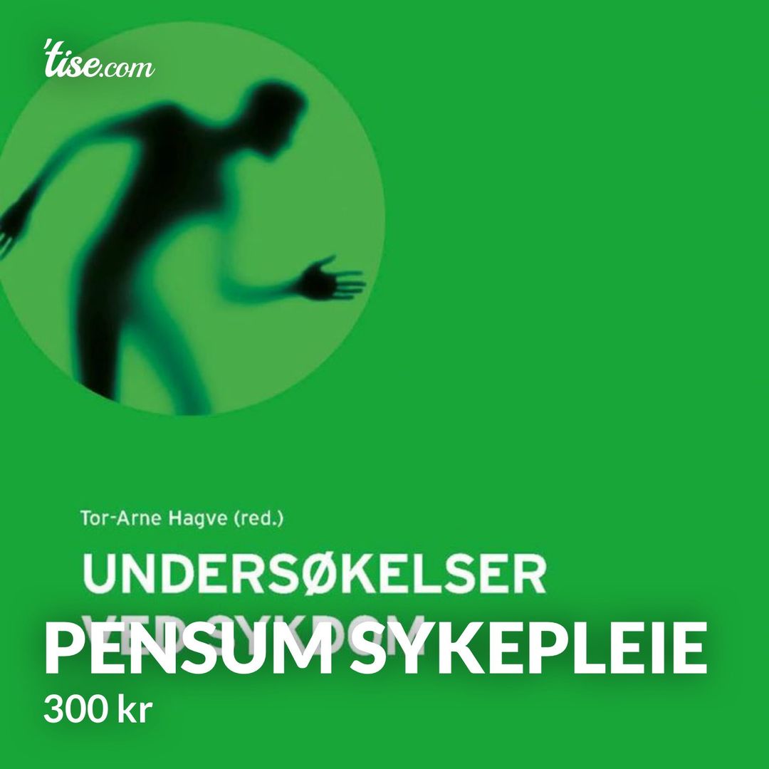 Pensum Sykepleie