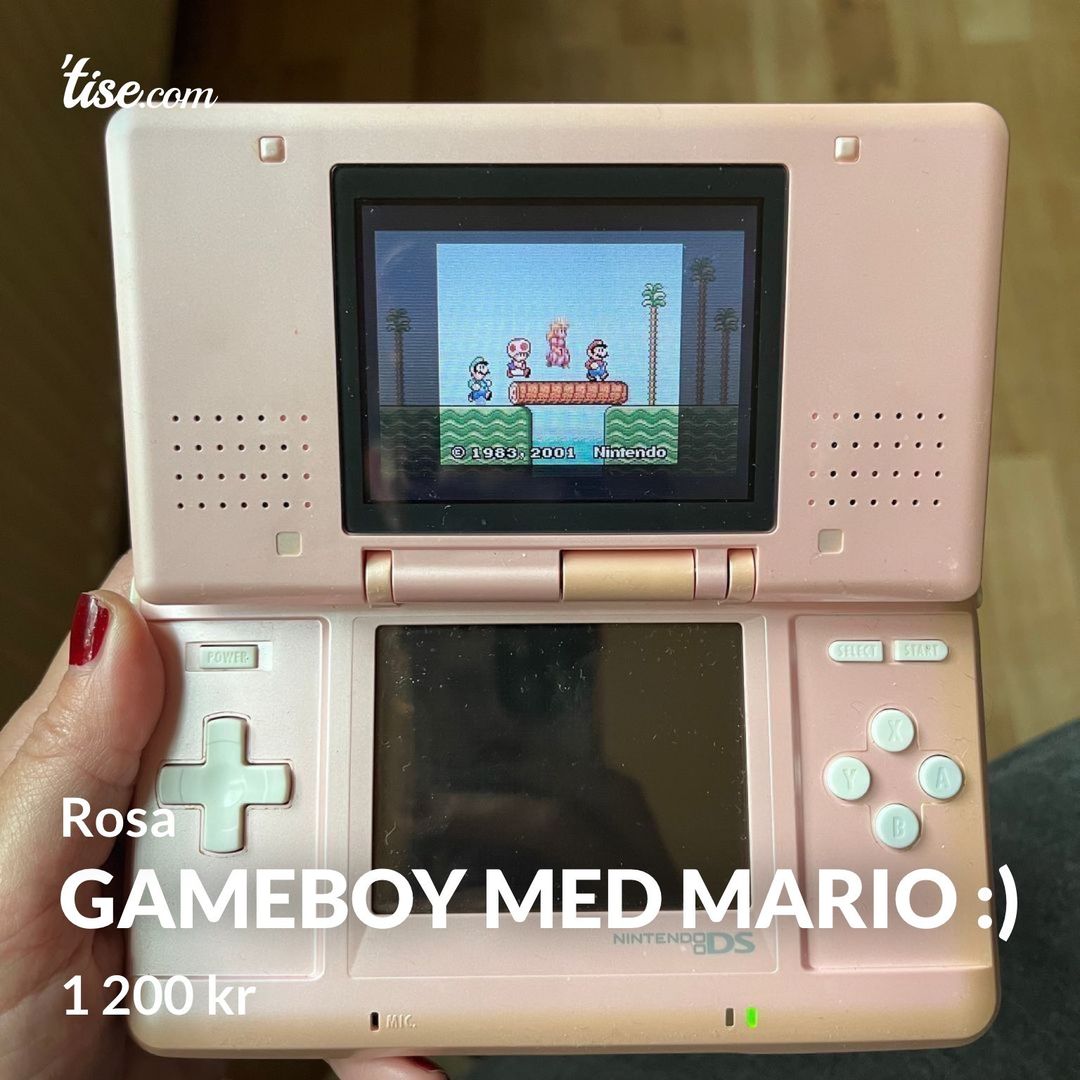 GAMEBOY med Mario :)