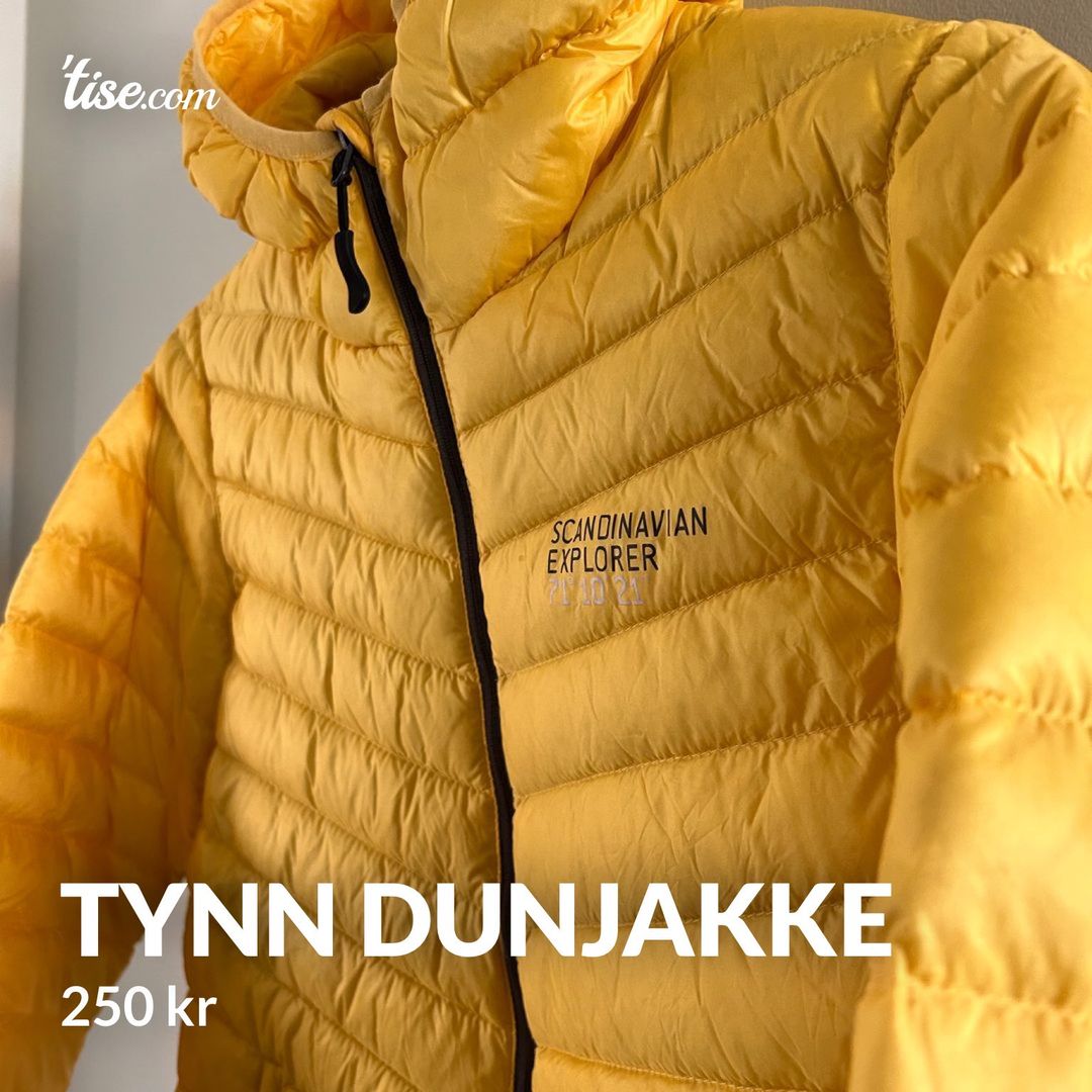 Tynn dunjakke