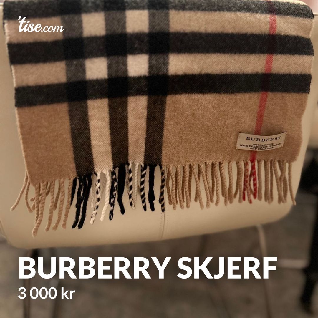 Burberry skjerf