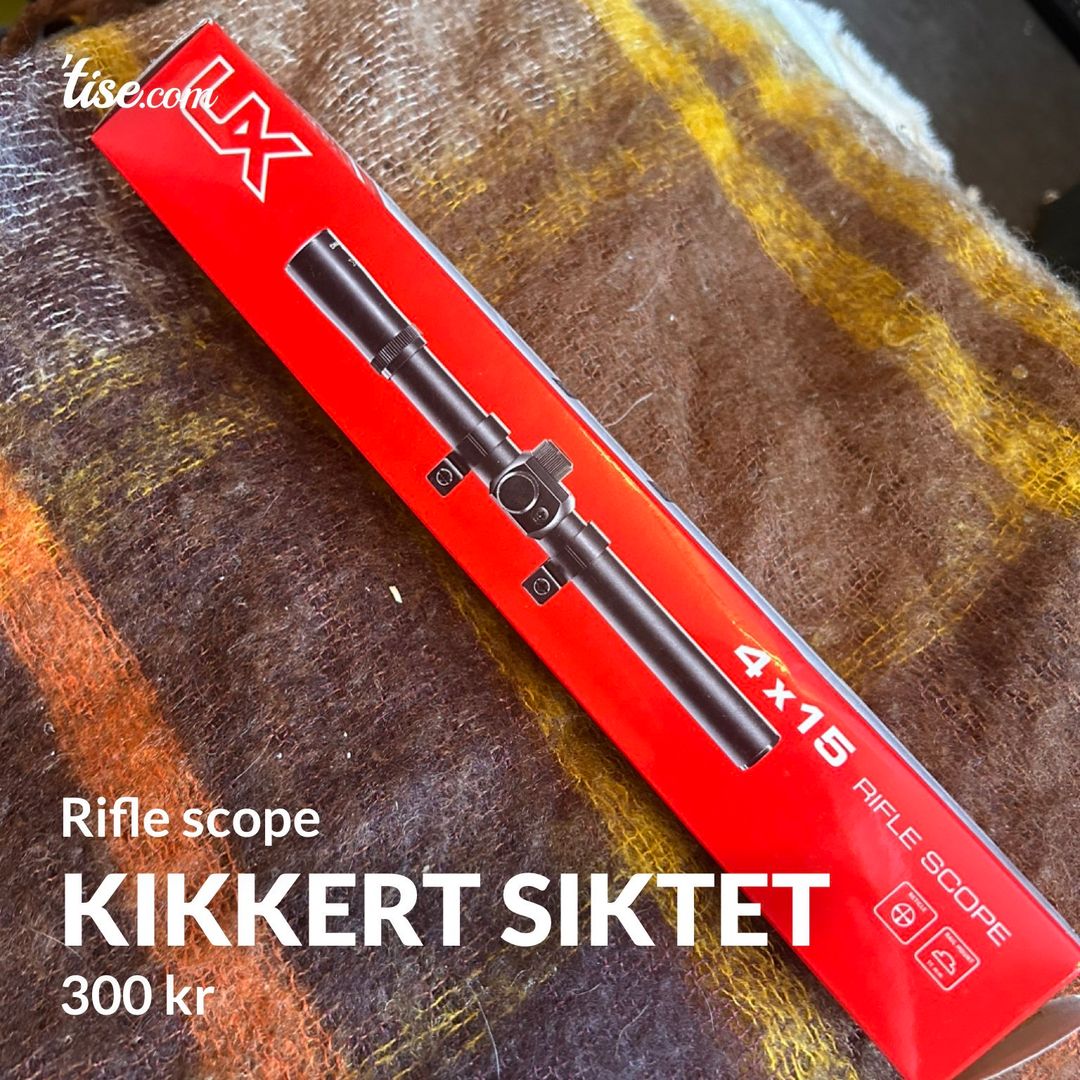 Kikkert siktet