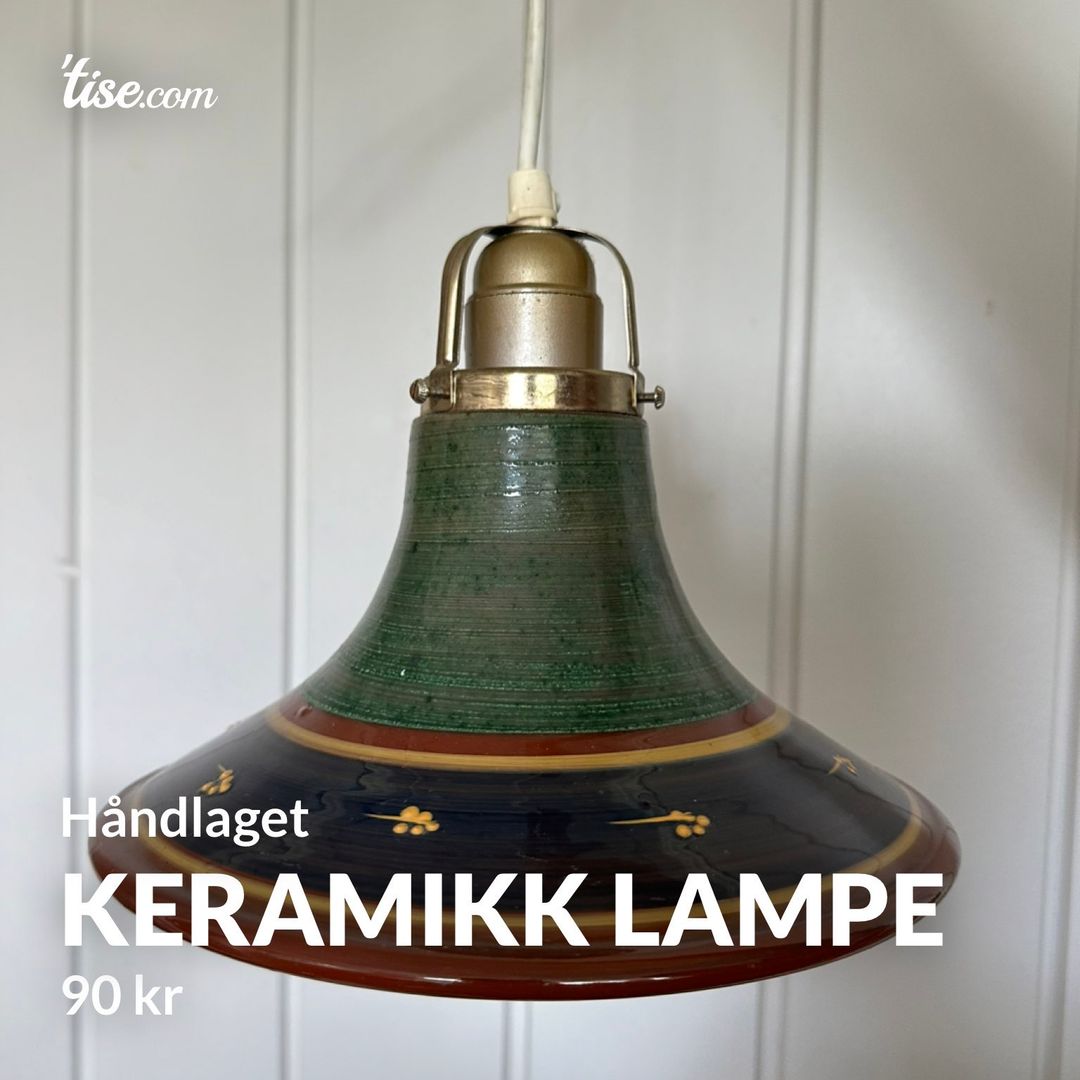 Keramikk lampe