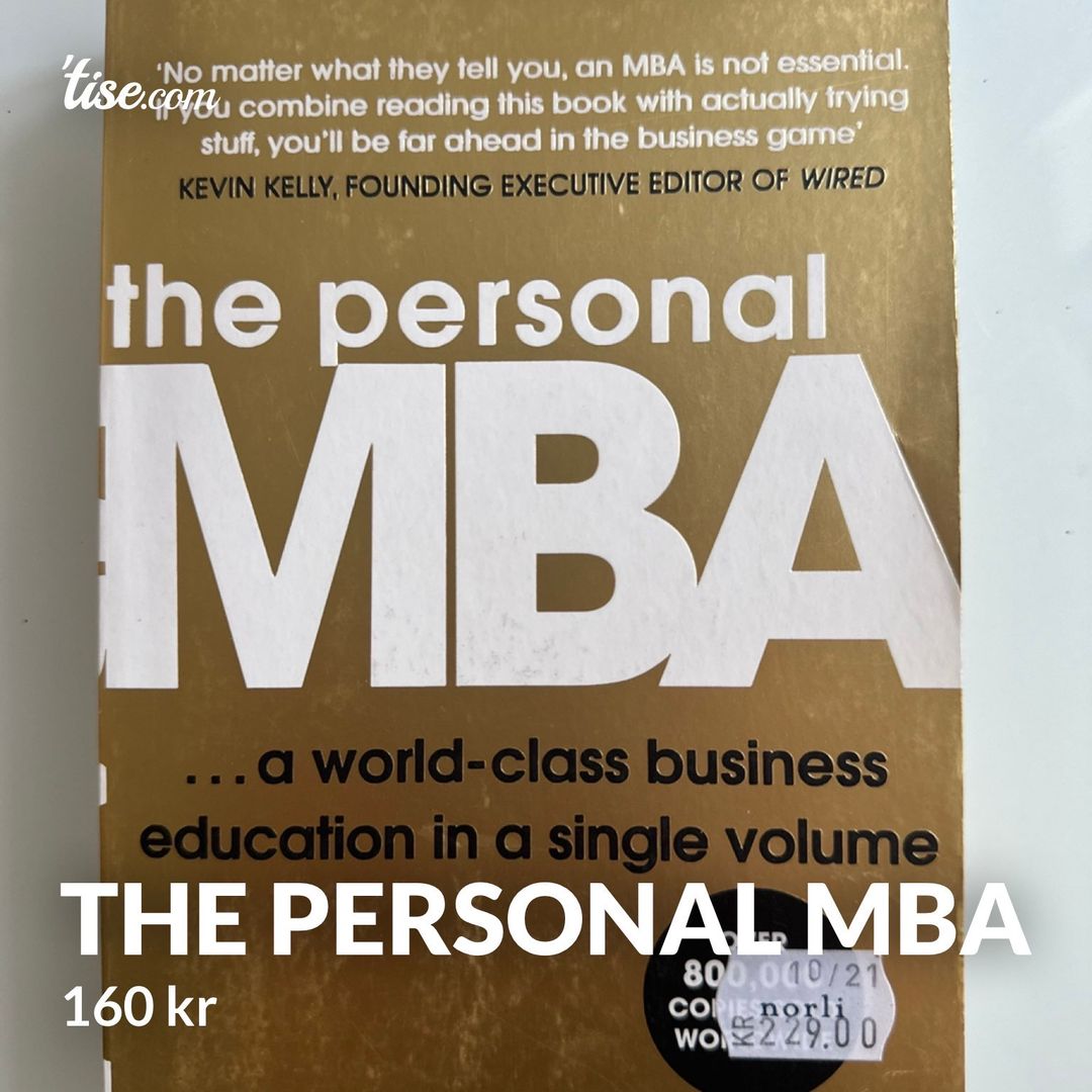 The personal MBA