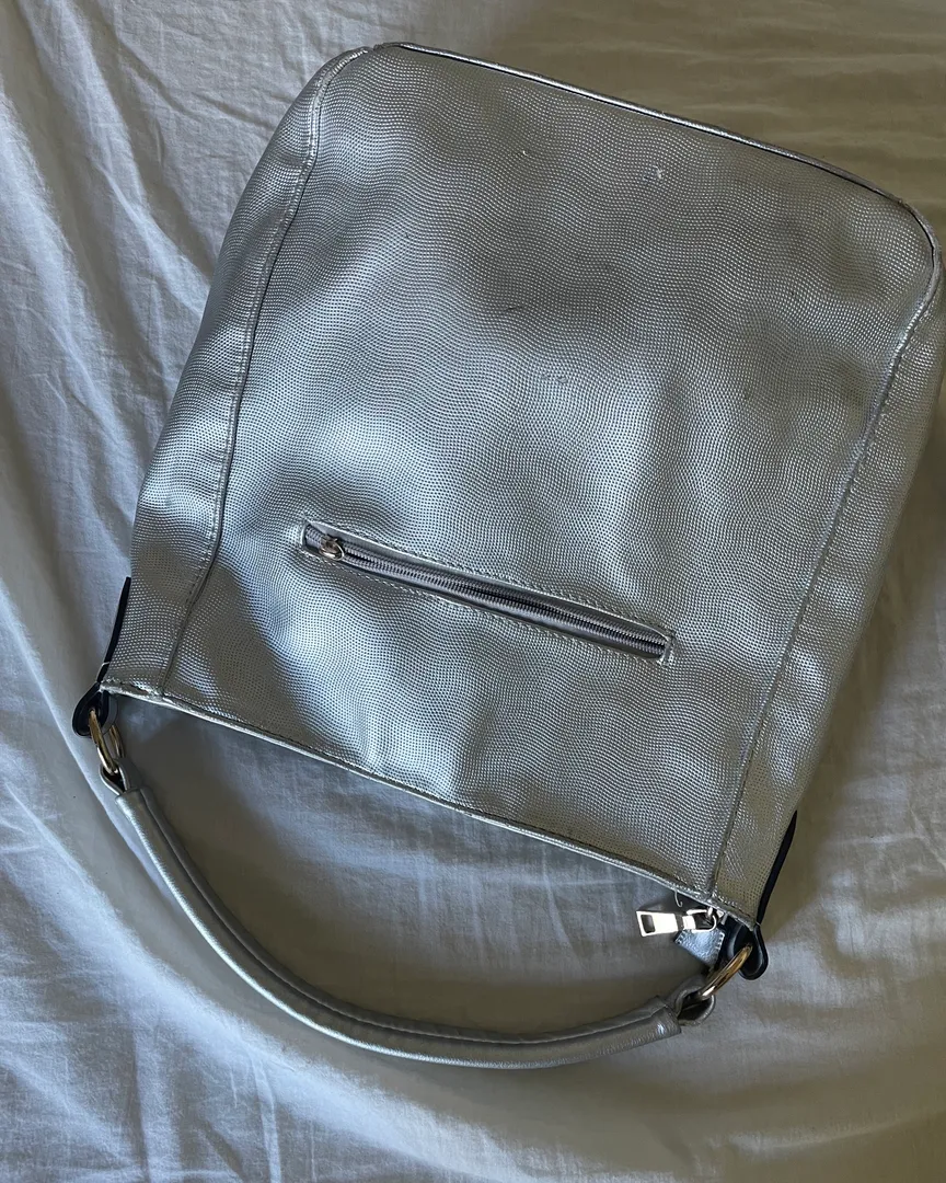 silver stud bag