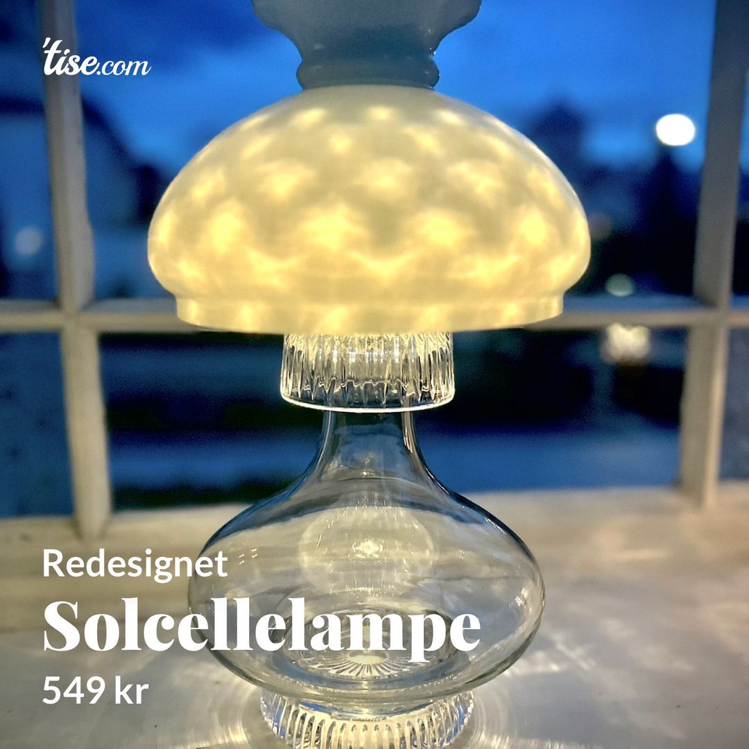 Solcellelampe