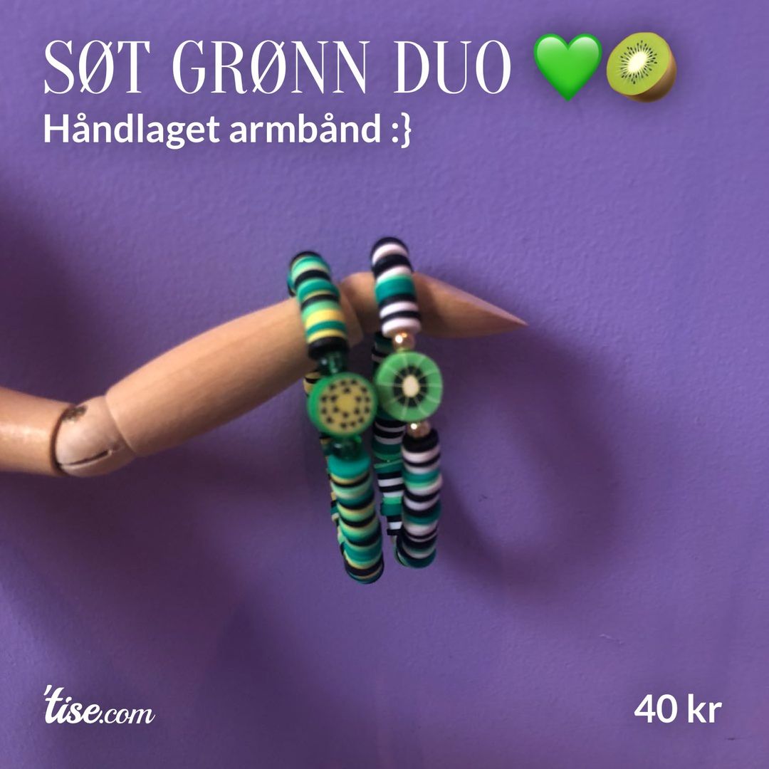 Søt grønn duo 💚🥝