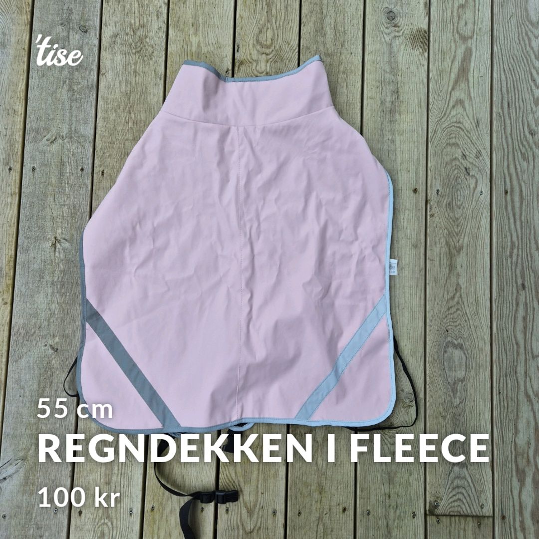 Regndekken i fleece