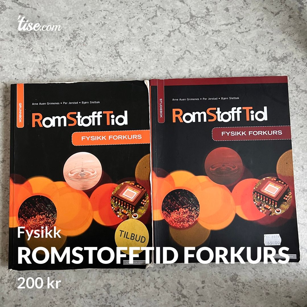 RomStoffTid forkurs